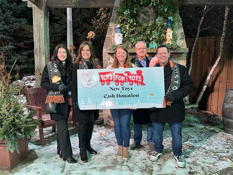 TruStone 2024 Team Toys For Tots at KARE 11